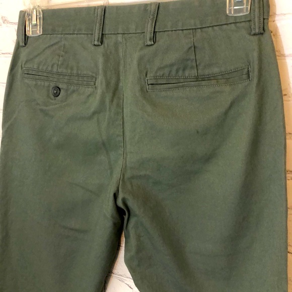 F19 OLD NAVY GREEN PANTS ULTIMATE SLIM FLEX 30x30 - Picture 4 of 6